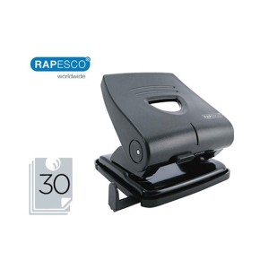 Dziurkacz do 30 kartek RAPESCO 827-P czarny /PF827PB2/