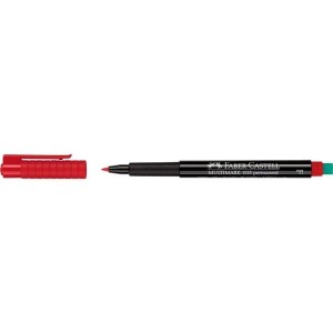 Marker foliopis F okrągły FABER CASTELL Multimark czerwony 1szt. /151321FC/