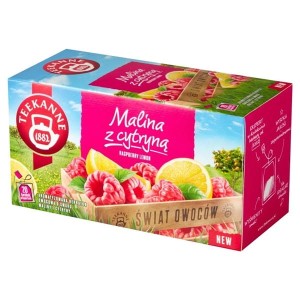Herbata owocowa kopertowana TEEKANNE RASPBERRY LEMON malina z cytryną 20szt. /71037/