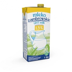 Mleko UHT ZAMBROWSKIE 1,0l 1,5%