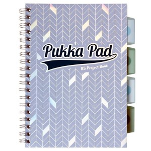 Kołozeszyt B5/200 kratka 80g PUKKA PROJECT BOOK GLEE jasnoniebieski 1szt. /3021S(LE)-GLE/