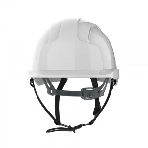 Kask/hełm ochronny niewentylowany regulowany na pasek przesuwny EVOLITE LINESMAN biały 1szt. /BH-AJC250000100/