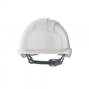 Kask/hełm ochronny wentylowany regulowany na pasek przesuwny EVOLITE biały /BH-AJB160000100/