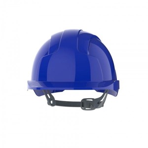 Kask/hełm ochronny wentylowany regulowany na pasek przesuwny EVOLITE niebieski 1szt. /BH-AJB160000500/