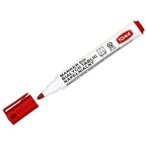 Marker suchościeralny okrągły 1,5mm TOMA 276 do napełnienia tuszem czerwony 1szt. /TO-276/