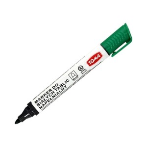 Marker suchościeralny okrągły 1,5mm TOMA 276 DO napełnienia tuszem zielonym 1szt./TO-276/