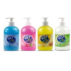 Mydło w płynie z pompką 500ml 4U MIX 1szt.