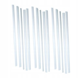 Listwa wsuwana A4 10mm do 50 kartek OPUS O.SLIDE biała 50szt /SLB10BIA50/