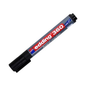 Marker suchościeralny i do flipchartu okrągły 1,5-3,0mm EDDING 360 czarny /360/001/C ED/