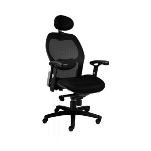 Krzesło obrotowe ERGOFLEX W-42C czarne /W-42C-CZARNE TS06 [S]/ (rozmontowane) /Towar pod zamówienie - termin do ustalenia/