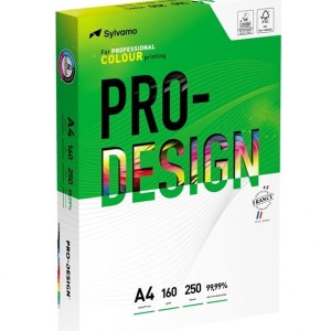 Papier ksero biały A4/160 klasa A++ CIE168 PRO-DESIGN 250szt.