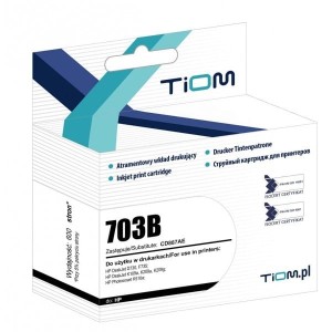 Tusz HP CD887AE 703B czarny TIOM 600s /Ti-H703BK/
