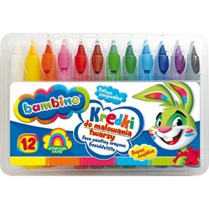 Kredki do malowania twarzy 12 kolorów BAMBINO /92554/