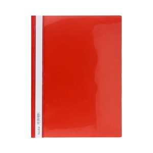 Skoroszyt zwykły A4 twardy IDEST czerwony 1szt.