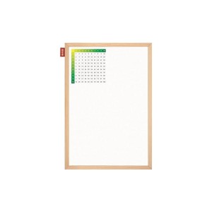 Tablica edukacyjna magnetyczna suchościeralna 40x60cm nadruk plan lekcji rama drewniana MEMOBE 1szt. /MTM060040.PL01.01.51/