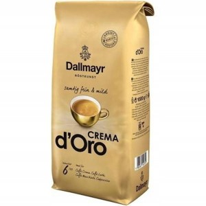 Kawa ziarnista 1,0kg DALLMAYR D'ORO CREMA
