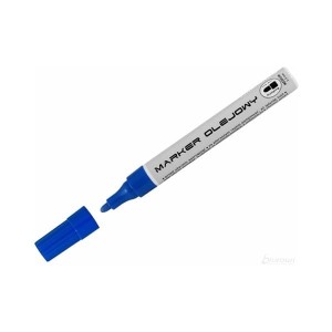 Marker olejowy 2,5mm TOMA ekonomiczny TO-420 niebieski  /TO-42012/