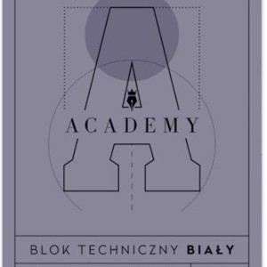 Blok techniczny biały A3/240g 10 kartek INTERDRUK ACADEMY 1szt. /BLTA3ACA/