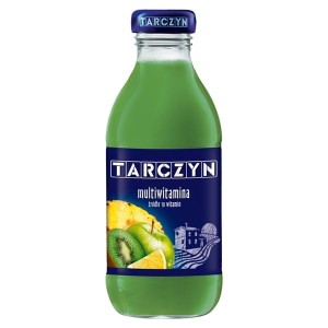 Napój TARCZYN butelka szklana multiwitamina zielona 300ml