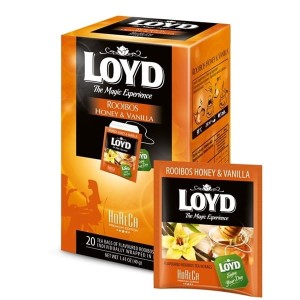 Herbata owocowa czerwona kopertowana LOYD ROOIBOS miód wanilia  20szt.