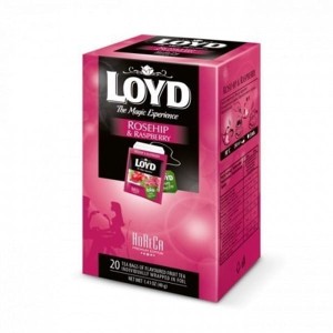 Herbata owocowa kopertowana LOYD dzika róża z maliną 20szt.