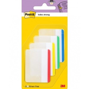 Zakładki indeksujące do archiwizacji POST-IT proste do szuflad 686-F 50,8x38mm, 4x6 kart /3M-70071425006/
