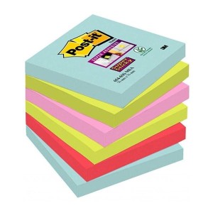 Notes samoprzylepny 76x76mm 6X90 kartek 654-6ss-mia paleta MIAMI 3M POST-IT SUPER STICKY /3M-70007011847/