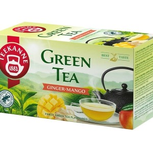 Herbata zielona kopertowana TEEKANNE GREEN TEA GINGER MANGO imbir z mango 20szt. /67715/