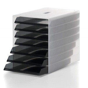 Pojemnik z 7 szufladami A4 IDEALBOX szary /17120000 50/