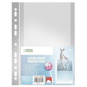 Koszulka zawieszkowa na katalogi bez klapki A4 170mic krystaliczna D.RECT 10szt. /110775/