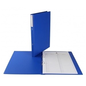 Segregator A4/20 ringowy 2R BIURFOL niebieski na akta /TD-12-04/