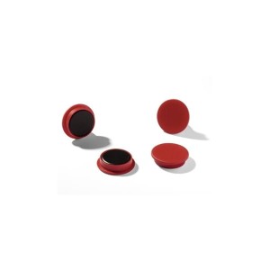Magnesy do tablic mocne średnica 37mm czerwone 20 sztuk /475503/