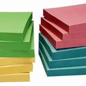 Notes samoprzylepny 75x75mm (76x76mm) 12x100 kartek pastelowy mix kolorów ECO BLUE ANGEL /5654-88BOX/