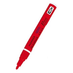 Marker olejowy Grand GR-25 czerwony /160-1964/