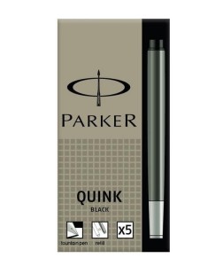 Nabój PARKER długi czarny 5 sztuk /S0116200/
