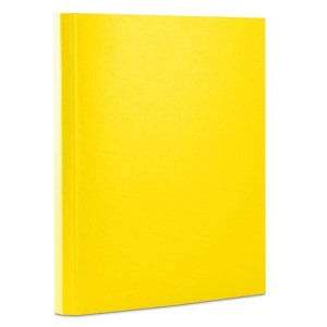 Teczka skrzydłowa na rzepy PP 4cm OFFICE PRODUCTS żółta  1 szt /21187411-06/