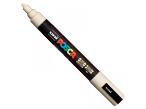 Marker z farbą plakatową okrągły 1,8-2,5mm UNI POSCA PC-5M kość słoniowa NR 46 1szt.  /UNPC5M/DKS/ /138437/