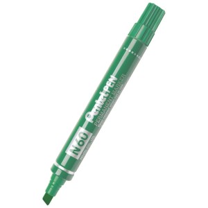 Marker permanentny ścięty 2,5-5,6mm PENTEL N-60 zielony
