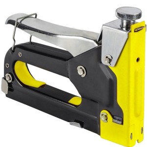 Zszywacz tapicerski metalowy na zszywki i gwoździe 4–14 mm/10–12 mm/10–14 mm GR-T01 GRAND żółty 1szt. /110-1708/