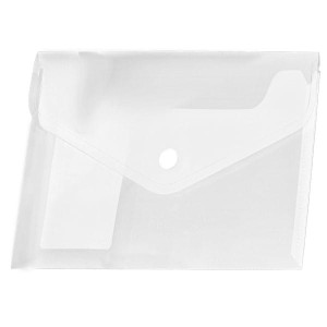 Teczka kopertowa na zatrzask A4 TETIS BT611 transparentna 1szt. /BT611-T/