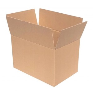 Pudło/karton klapowe/wysyłkowe/przeprowadzkowe 314x244x200mm tektura 3 warstwowa fala B szare OFFICE PRODUCTS /15051611-10/