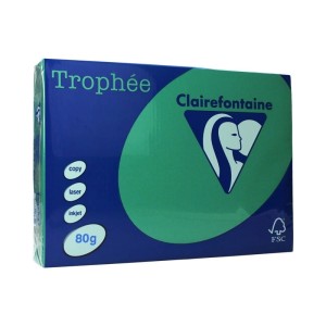 Papier ksero kolor A4/80 intensywne TROPHEE zieleń choinkowa 1783 500szt /xca41783/