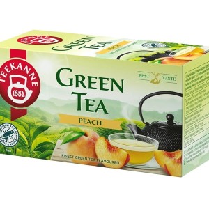 Herbata zielona kopertowana TEEKANNE GREEN TEA PEACH brzoskwinia 20szt /67718/