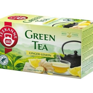 Herbata zielona kopertowana TEEKANNE GREEN TEA GINGER LEMON imbir z cytryną 20szt /67716/