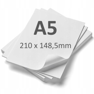 Papier ksero biały A5/80 klasa C 500 szt.