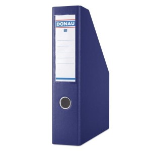 Pojemnik na czasopisma/katalogi kartonowy pokryty PP składany 75x320x245mm DONAU granatowy 1szt. /3949001PL-18/