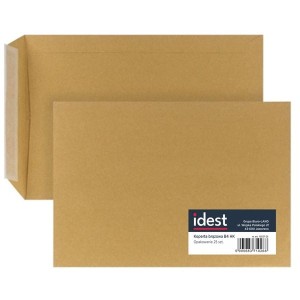 Koperta brązowa B4 250x353mm HK 25szt. IDEST