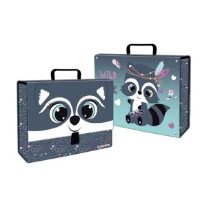 Teczka z rączką A4 BAMBINO racoon/szop 1szt. /UP-63413/