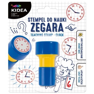 Stempel KIDEA do nauki zegara 1szt. /SNZKA/