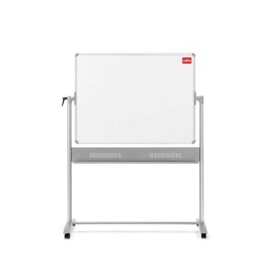 Tablica magnetyczna suchościeralna obrotowo-jezdna dwustronna 120x150cm z półką lakierowana NOBO CLASSIC /1901031/